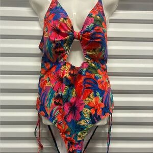 Tropical Floral Kids Swimsuit